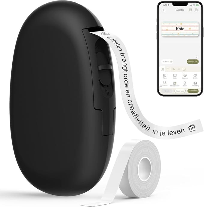 Solacis Sticker printer - Sticker maker - Mini printer - Sticker machine - Stickerprinter - Must have!