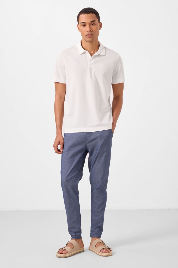 Heren Rechtlopende Gabardine Chino's