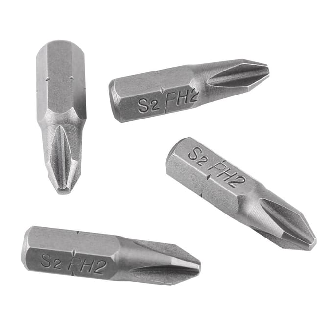 10 Stuks 25mm Lengte 1/4 Inch Zeskant Schacht S2 Magnetische PH2 Kruiskop Schroevendraaier Bits