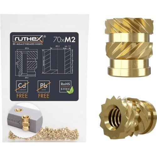 ruthex Schroefdraadinzet Geschikt voor: PLA-geschikte apparaten RX-M2x4 GE-M2x04-001