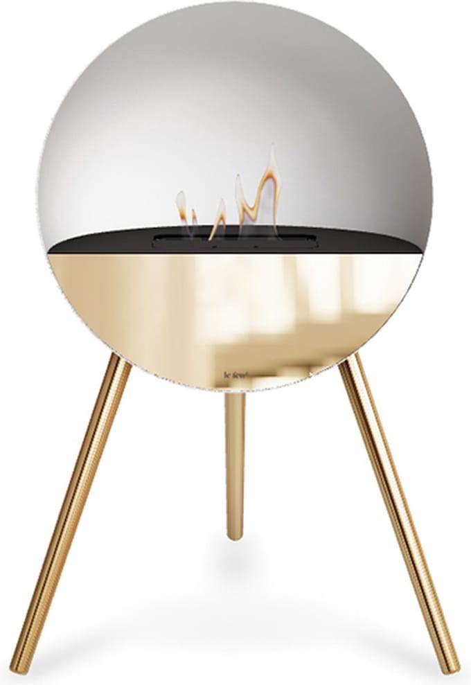 Le Feu Eye - White/Black/Rose Gold/Rose Gold - 48cm