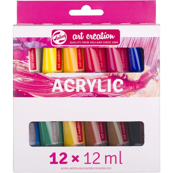 Acrylverf Talens Art Creation assorti 12 tubes à 12ml