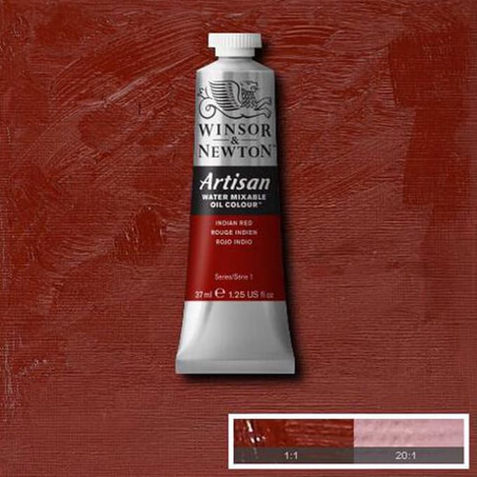 Winsor & Newton Artisan Olieverf 37ml - Indiaas Rood S1