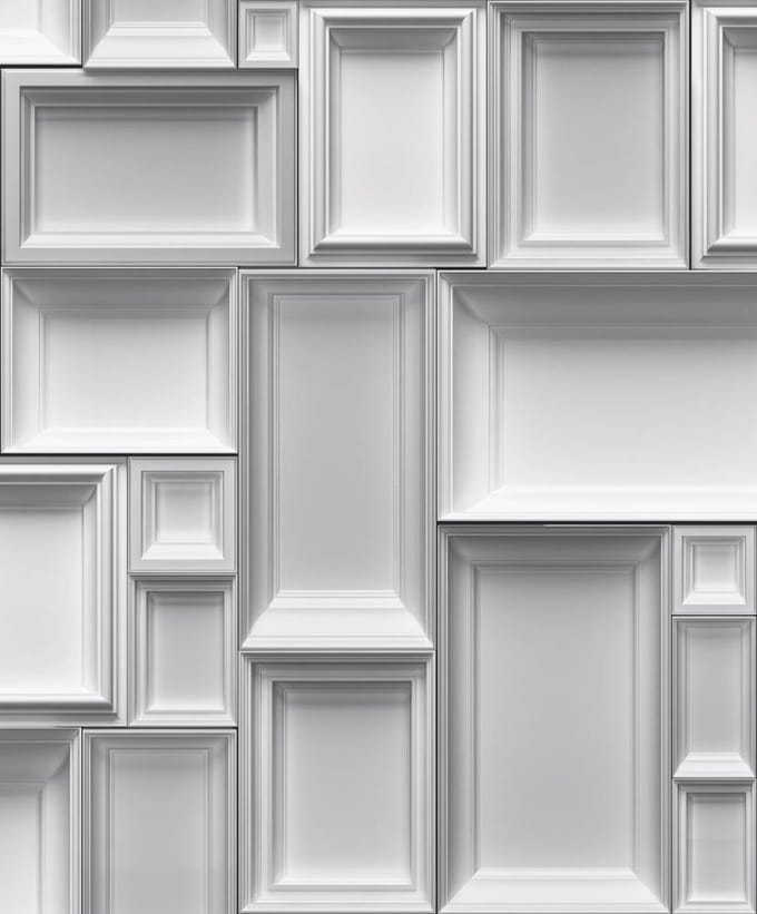 Dutch Wallcoverings vliesbehang panelen - grijs