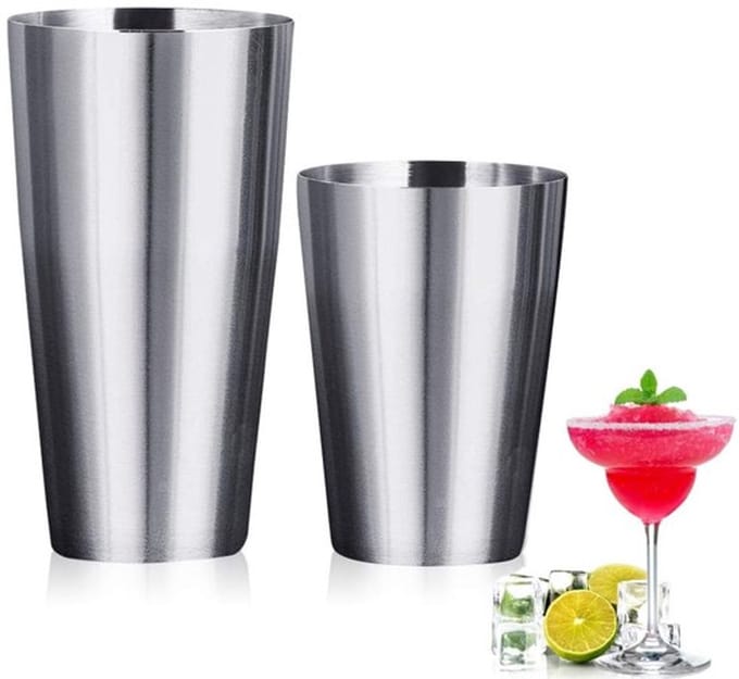 Cocktailshaker Set - Roestvrij Staal - Dailygoods Boston Shaker