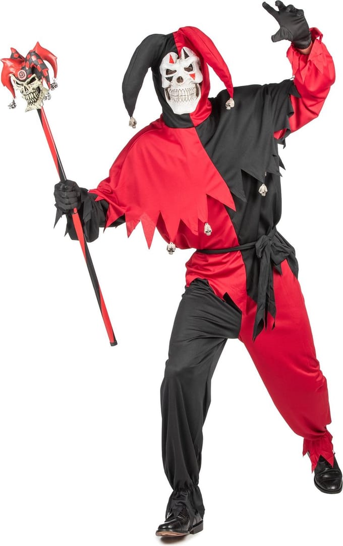 "Halloween joker kostuum volwassenen - Verkleedkleding - Small"