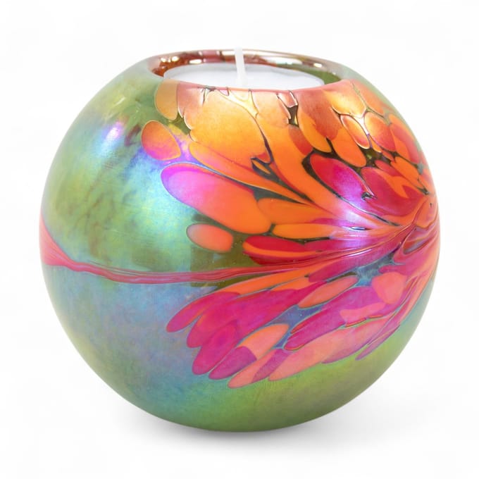 Loranto - Mini Urn Waxinelichthouder - Theelichthouder - Luxe urn Glas