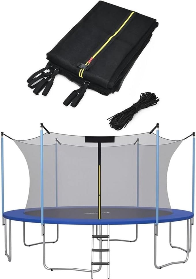 Vervangend Trampoline Veiligheidsnet voor Ronde Trampolines - Verschillende Maten