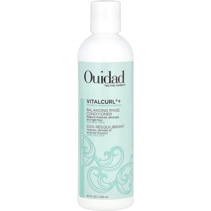 Ouidad, VitalCurl®+, Après-shampoing avec rinçage équilibrant, Spiral Curl, 8,5 fl oz (250 ml) white