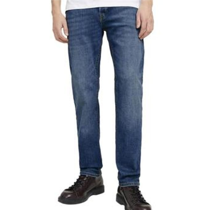 Jack & Jones - Heren Jeans Mike Original Jeans - Blauw - Maat 36/32