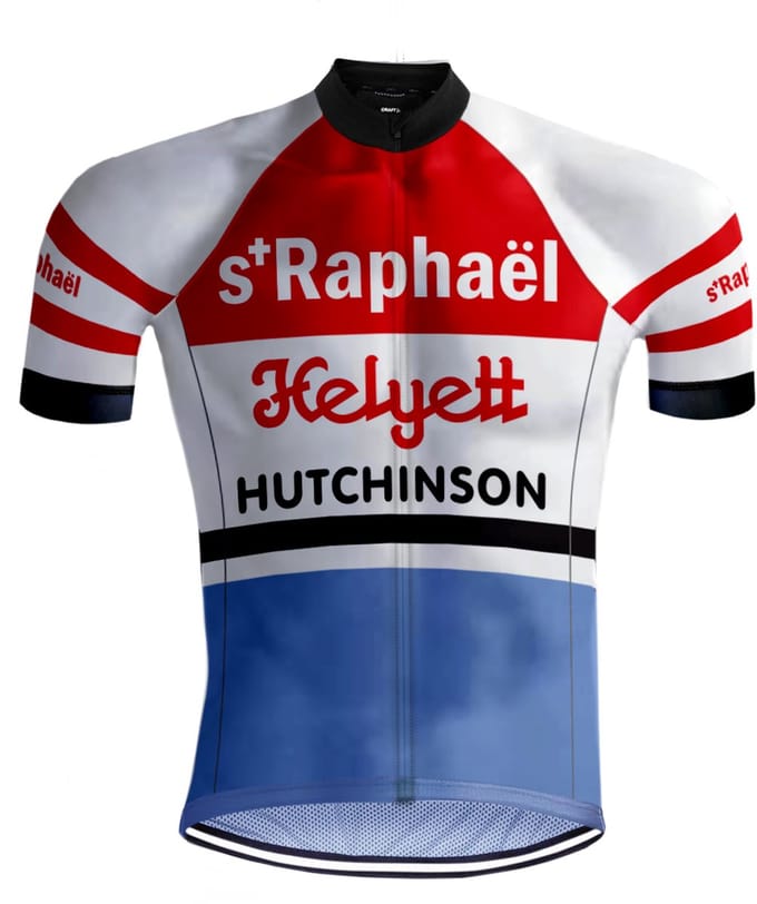 Retro Wielershirt Saint-Raphaël Rood/Blauw - REDTED - M