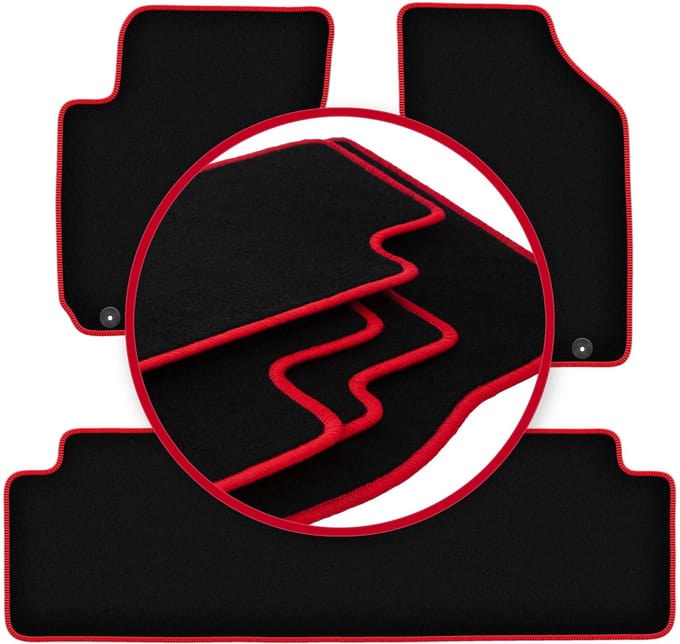 CARLUX-RED automatten voor: Kia Sportage II SUV (2004-2010)