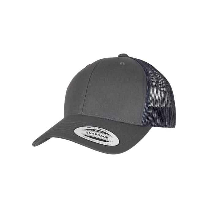Flexfit - Retro Trucker 2Tone charcoal/navy one size Pet - Grijs/Blauw