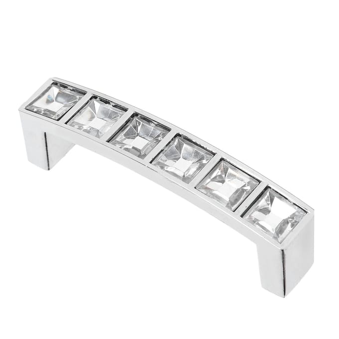 Kristallen Handgreep Modern Eenvoudig Kastdeur Diamanten Dubbel Gat Handgreep Lade Trekker