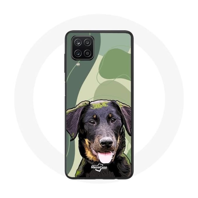 Coque - Samsung - Galaxy A12 - Beauceron - Noir - Protection Rigide noir