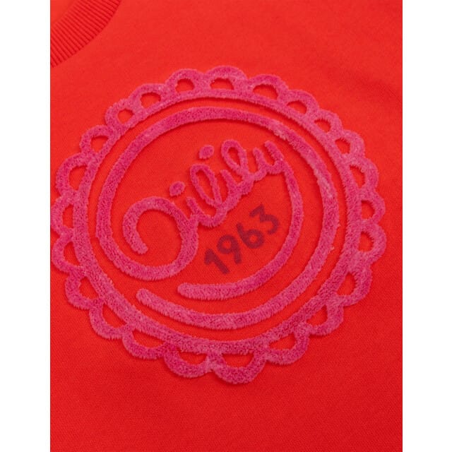Oilily Hak Sweater- maat110/5yr Aurora Rood