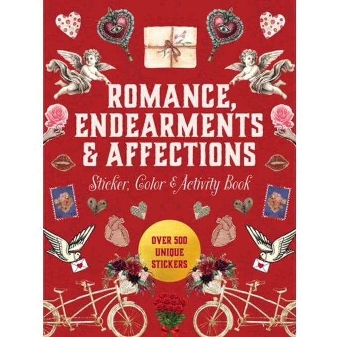 Romance, Endearments & Affections Sticker, Color & Activity Book - Sticker Activity Deluxe Editions - Editors of Chartwell Books