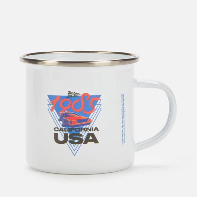 Back to the future Enamel Mok - Wit