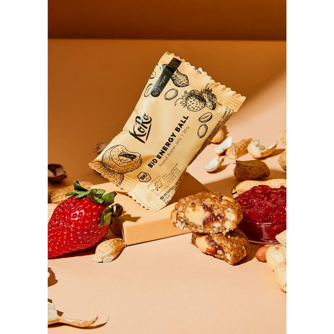 Bio vegan energy ball peanut butter & jelly 30 g