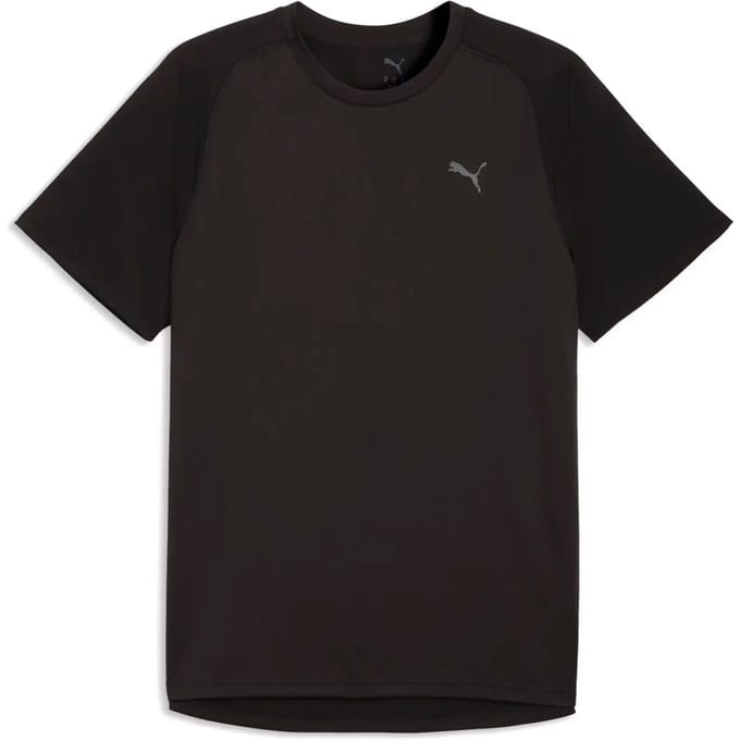 T-shirt met logo en ronde hals