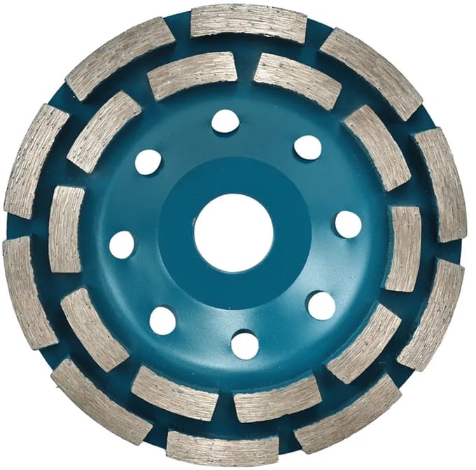 125 mm Diamant Komschijf met Dubbele Rij