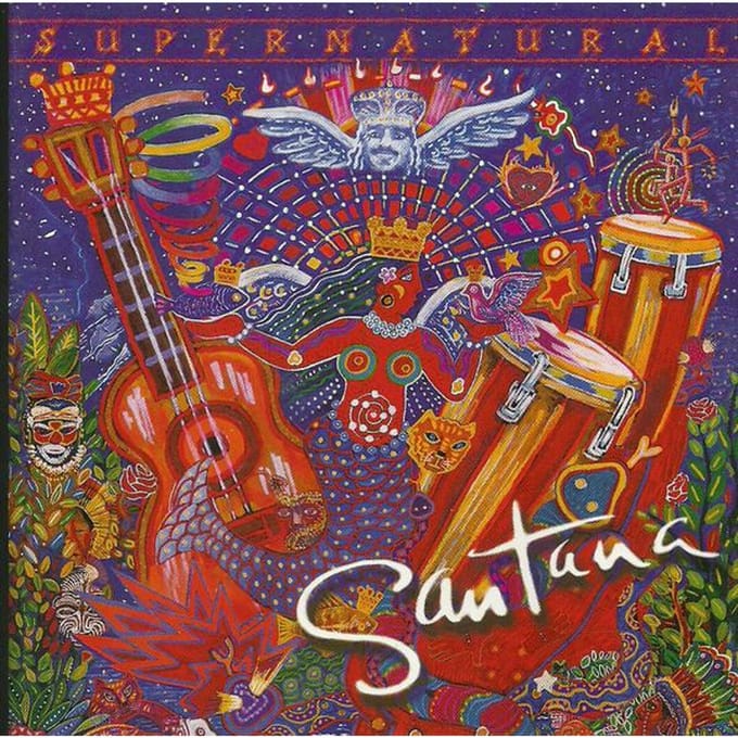 CD SANTANA Supernatural 07822190802 Arista 1999 Europa Rock Gebruikt gray