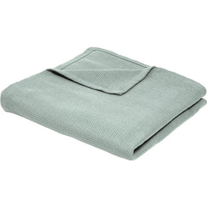 Plaids, deken Today Jeté de Lit Nid d'Abeille 150/200 Coton TODAY Essential Celadon