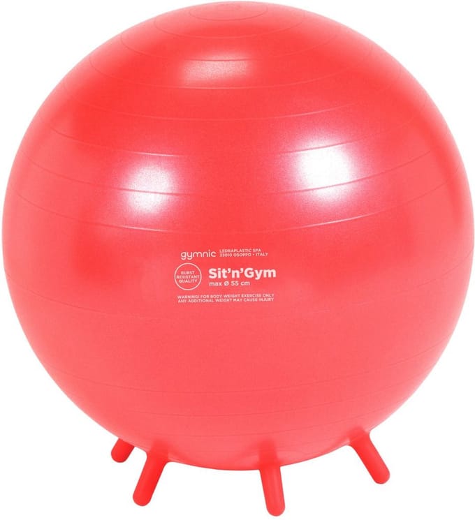 Gymnic Sit'n'Gym 55 BRQ - Zitbal - Rood - Ø 55 cm
