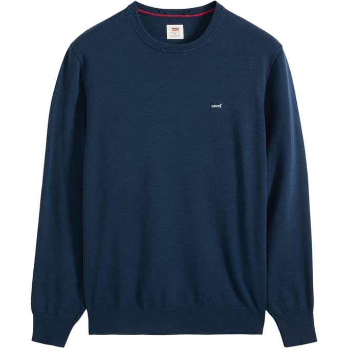 Levis Heren Geborduurd Logo Crewneck Trui (Naval Academy)