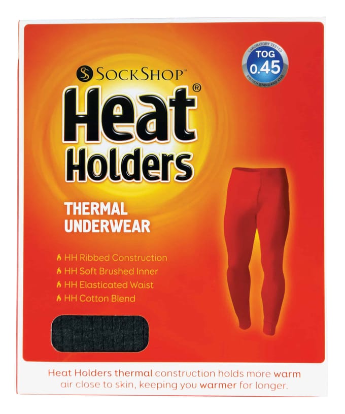 Heat Holders - Thermisch ondergoed voor heren Lange onderbroek - Houtskool