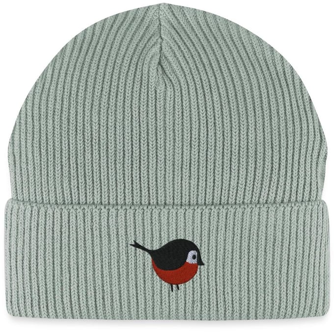Geborduurde Vogel Uniseks Bio Fisherman Beanie
