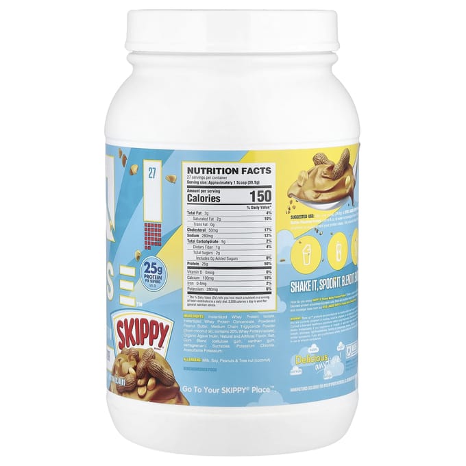 RYSE, Loading Protein, Premium wei-eiwit met MCT's, Skinpy® pindakaas, 1,09 kg (1.077 g)