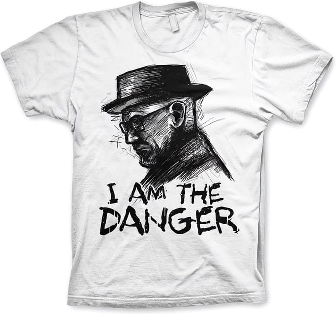 Breaking Bad Heren Tshirt -XL- I Am The Danger Wit