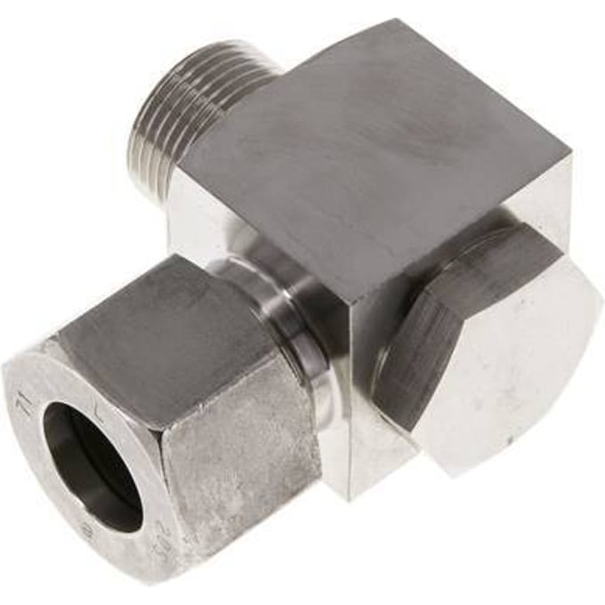 20S & G3/4'' RVS Swivel Joint Snijringkoppeling Buitendraad 400bar Draaibaar ISO 8434-1