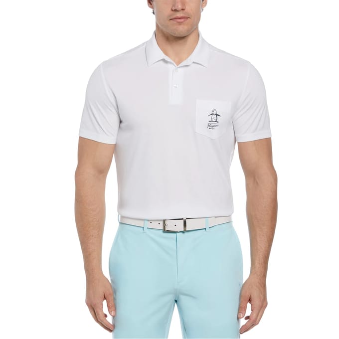 Original Penguin Heren Golf Poloshirt (Helder wit)
