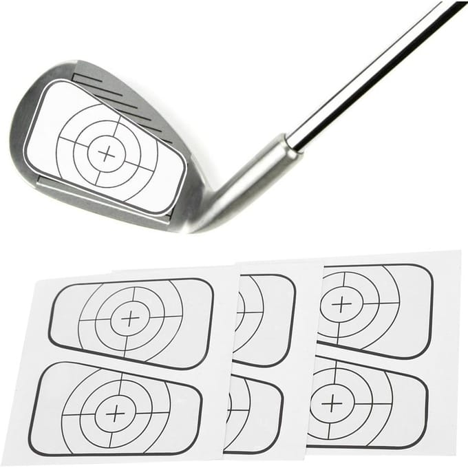 Golfclub Driver Hout IJzer Trainingshulp Sticker gray