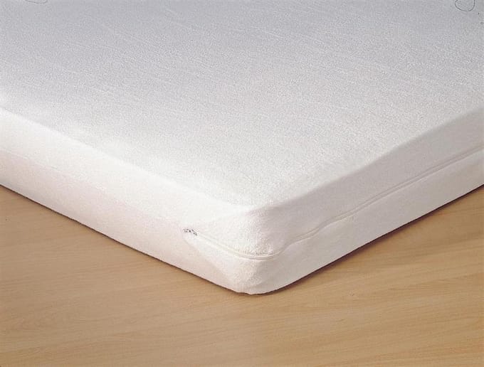 Briljant Home - Matrasbeschermer met rits - 2-persoons (140x200 cm) - Wit