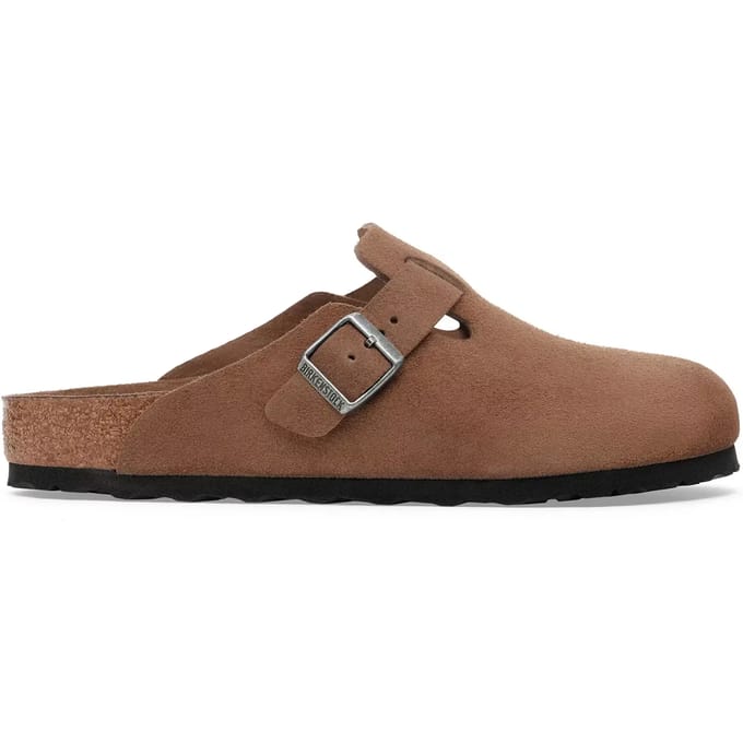 Suède sandalen Birkenstock Boston