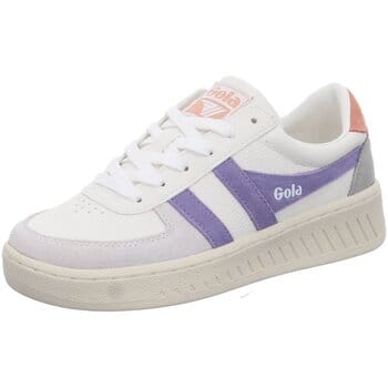 Gola damessneaker Grandslam Trident wit lavendel