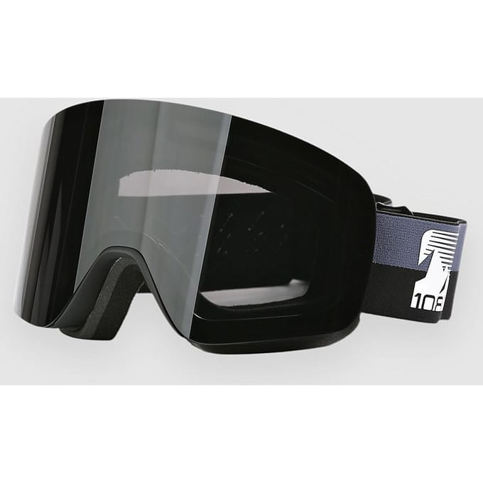 1080 Face Shot Matte Black Blue Black (+Bonus Lens) Goggle zwart
