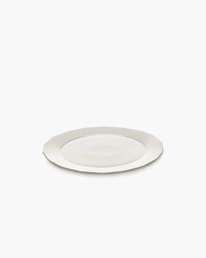 Serax Sergio Herman Silhouette plat bord L D26cm wit