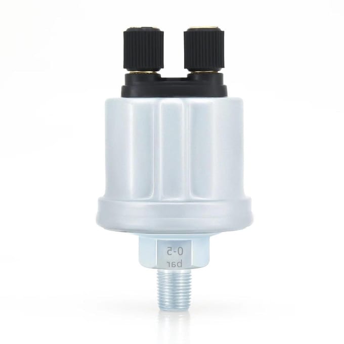 Oliedruksensor - Drukschakelaar - Motorbewaking - Universele Toepassing - 1/8NPT - Zilverkleurig