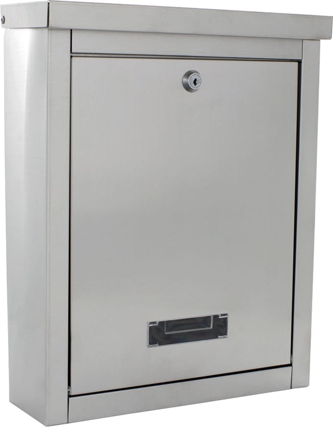 Rottner Brievenbus Brighton RVS - 40x31x13,5cm