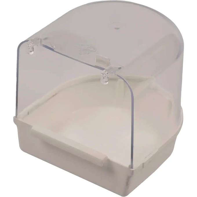 Duvo - Badhuis groot met lip Wit 12,5x13,5x13,5cm