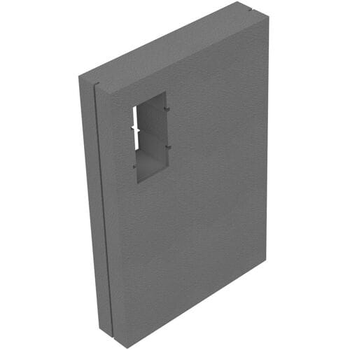 Schedel pubic wall 120 x 80 x 17,5 cm for Emco asis WC paper module VISION0067