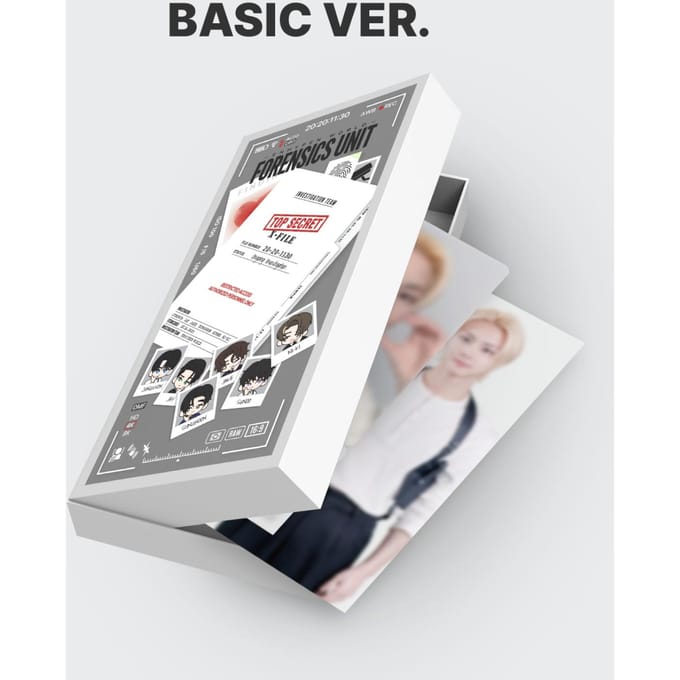 ENHYPEN - COLLECTION DE CARTES COUPON ENHYPEN WORLD FORENSICS (UNITÉ DE BASE ver.) UNIT BASIC Ver. white