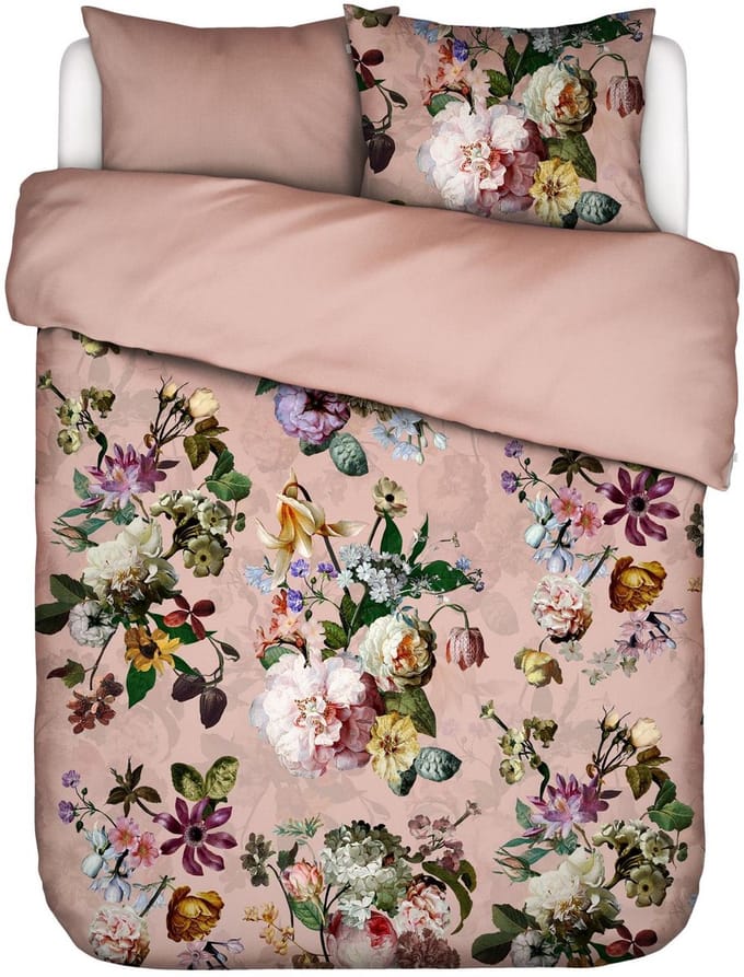 Essenza Fleur Dekbedovertrek Evening rose - Tweepersoons – 200x200/220 cm