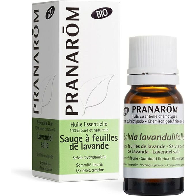 Pranarom - Lavendel Blad Salie Etherische Olie - Bio - 10 ml