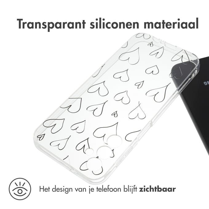imoshion Design hoesje voor de Samsung Galaxy A14 (5G/4G) - Hearts