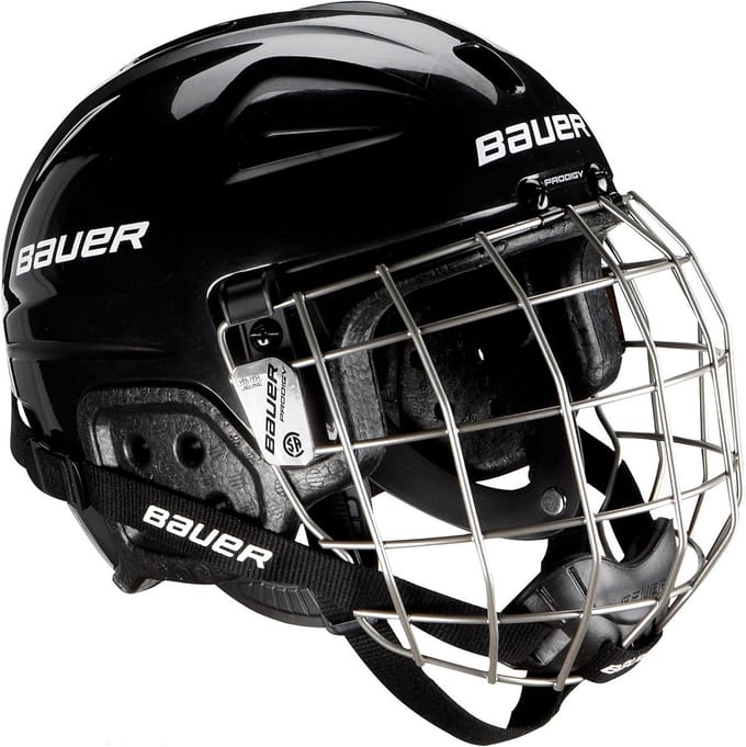 Jeugd IJshockeyhelm met Kooi - Compleet Veiligheidsvizier